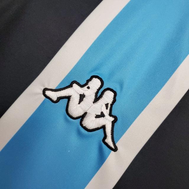 Camisa Grêmio Retrô 2000 Azul e Preta - Kappa - DA Sports Oficial