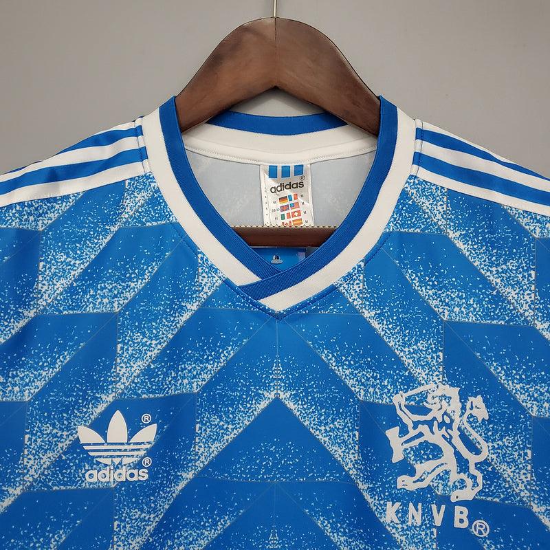 Camisa Holanda Retrô 1988 Azul - Adidas - DA Sports Oficial