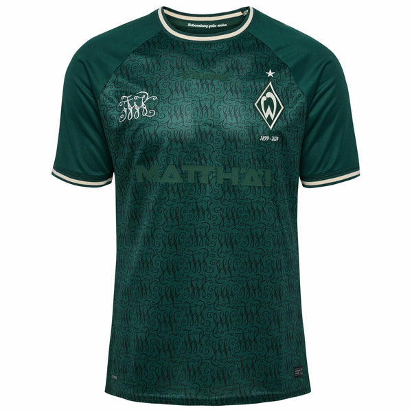 Camisa Hummel Werder Bremen 125º aniversário 23/24 s/n° Torcedor Masculino - Verde - DA Sports Oficial