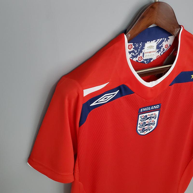 Camisa Inglaterra Retrô 2008/2009 Vermelha - Umbro - DA Sports Oficial