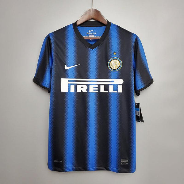 Camisa Inter de Milão Retrô 2010/2011 Azul e Preta - Nike - DA Sports Oficial