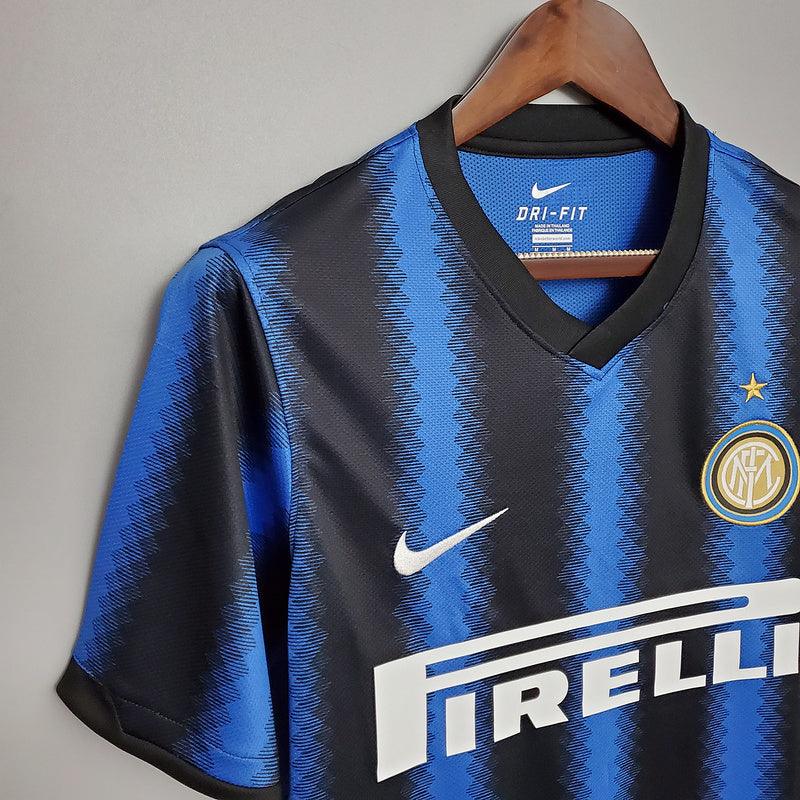 Camisa Inter de Milão Retrô 2010/2011 Azul e Preta - Nike - DA Sports Oficial