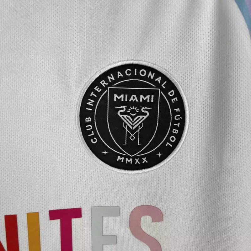 Camisa Inter Miami Pré-jogo 23/24 - Branco - DA Sports Oficial