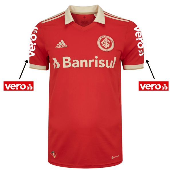 Camisa Internacional I [Com Patrocínio] 22/23 Adidas - Vermelho - DA Sports Oficial