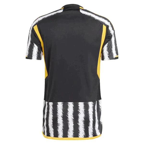 Camisa Juventus Home 23/24 s/n° Torcedor Masculino - Branco e Preto - DA Sports Oficial