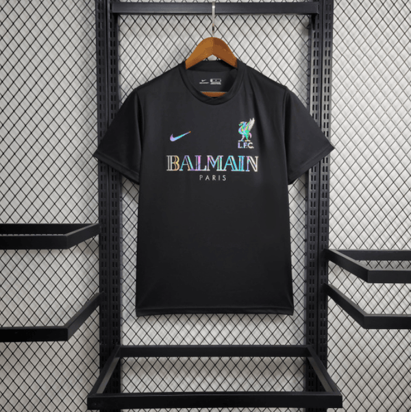 Camisa Liverpool 24/25 Adidas x Balmain - Preto - DA Sports Oficial