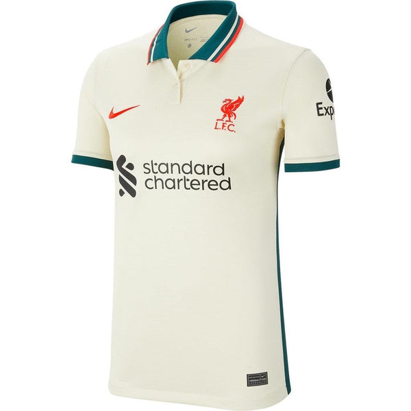 Camisa Liverpool Away 21/22 s/n° Torcedor Nike Feminina - Bege - DA Sports Oficial