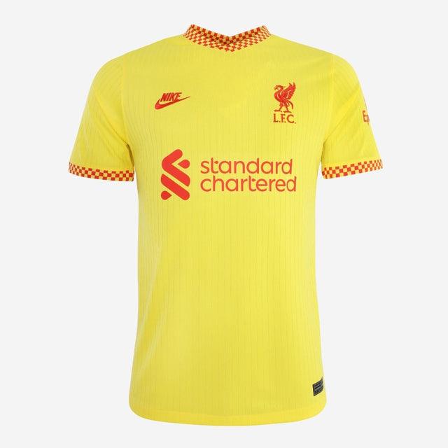 Camisa Liverpool III 21/22 Nike - Amarelo - DA Sports Oficial