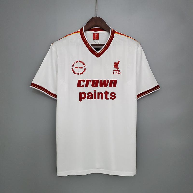 Camisa Liverpool Retrô 1985/1986 Branca - DA Sports Oficial