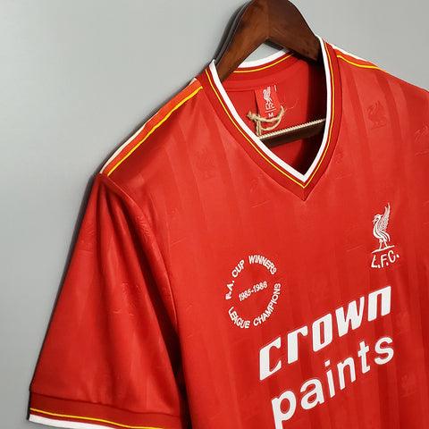 Camisa Liverpool Retrô 1985/1986 Vermelha - DA Sports Oficial