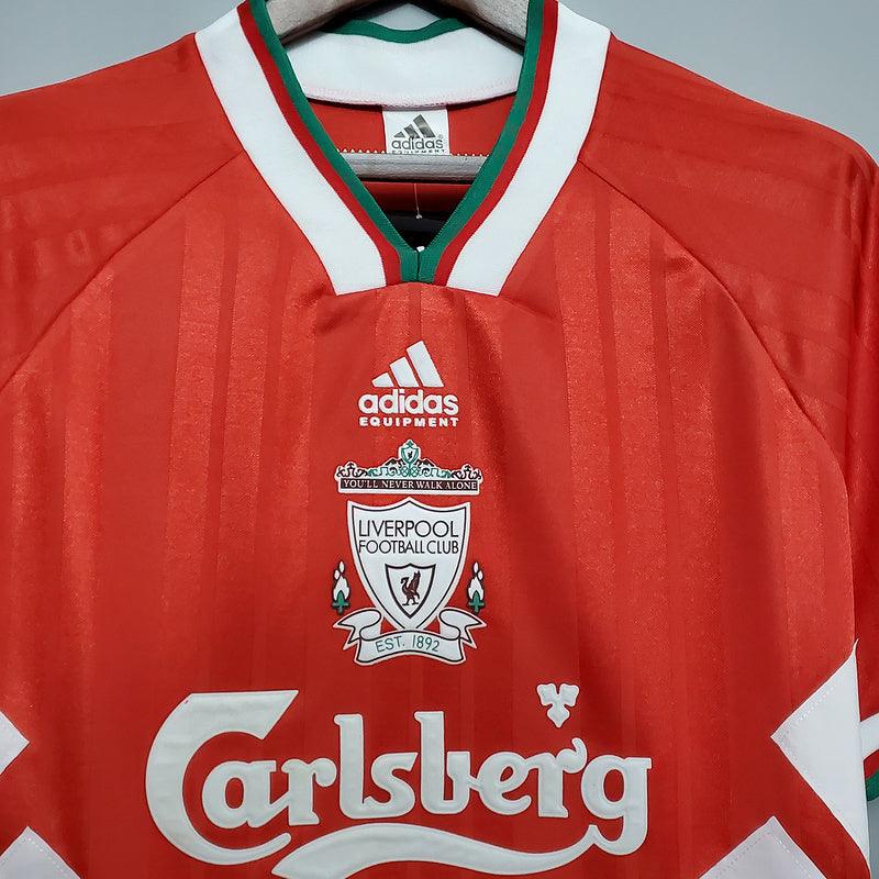 Camisa Liverpool Retrô 1993/1995 Vermelha - Adidas - DA Sports Oficial