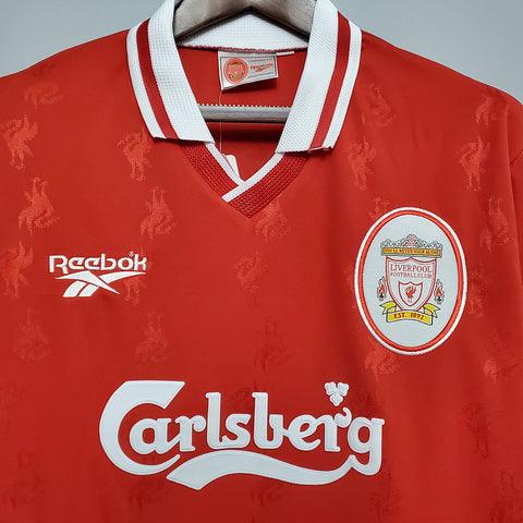 Camisa Liverpool Retrô 1996/1997 Vermelha - Reebok - DA Sports Oficial