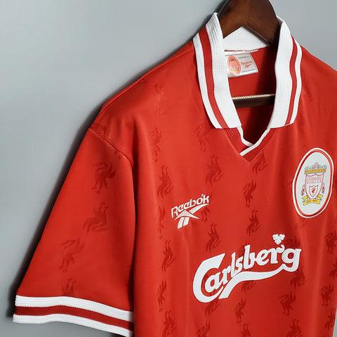 Camisa Liverpool Retrô 1996/1997 Vermelha - Reebok - DA Sports Oficial