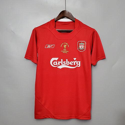 Camisa Liverpool Retrô 2005 Vermelha - Reebok - DA Sports Oficial