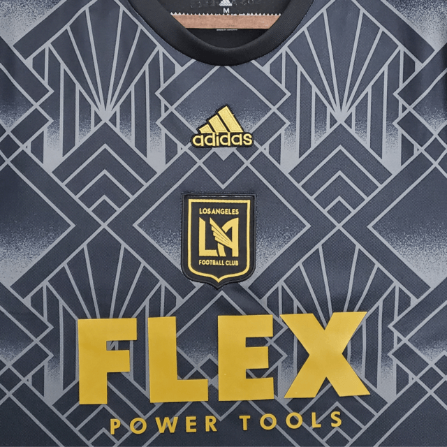 Camisa Los Angeles FC 22/23 Adidas - Preto e Dourado - DA Sports Oficial