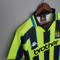 Camiseta Manchester City Retro 1998/1999 - Amarilla e Negra