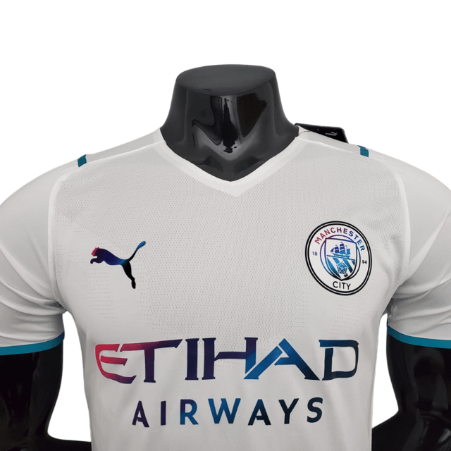 Camisa Manchester City 2122 - Branca - Puma - Masculino Jogador - DA Sports Oficial