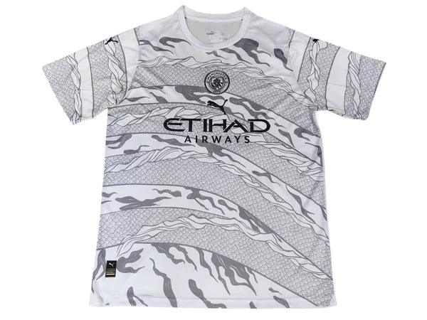 Camisa Manchester City “Ano do Dragão de Madeira” 24/25 s/n° Torcedor Masculina - Cinza - DA Sports Oficial