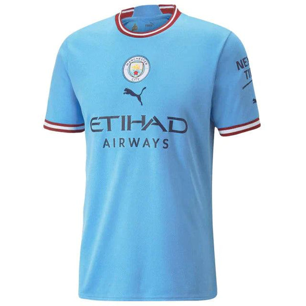 Camisa Manchester City Home 22/23 s/n° Torcedor Masculina - Azul - DA Sports Oficial