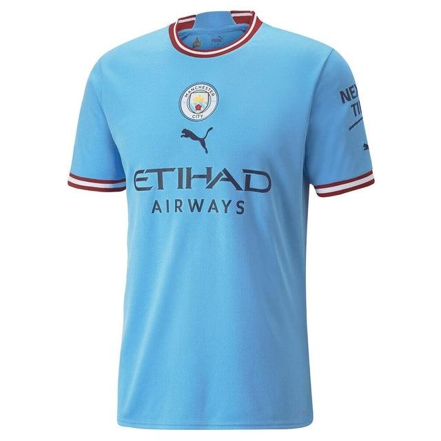 Camisa Manchester City I 22/23 Puma - Azul - DA Sports Oficial