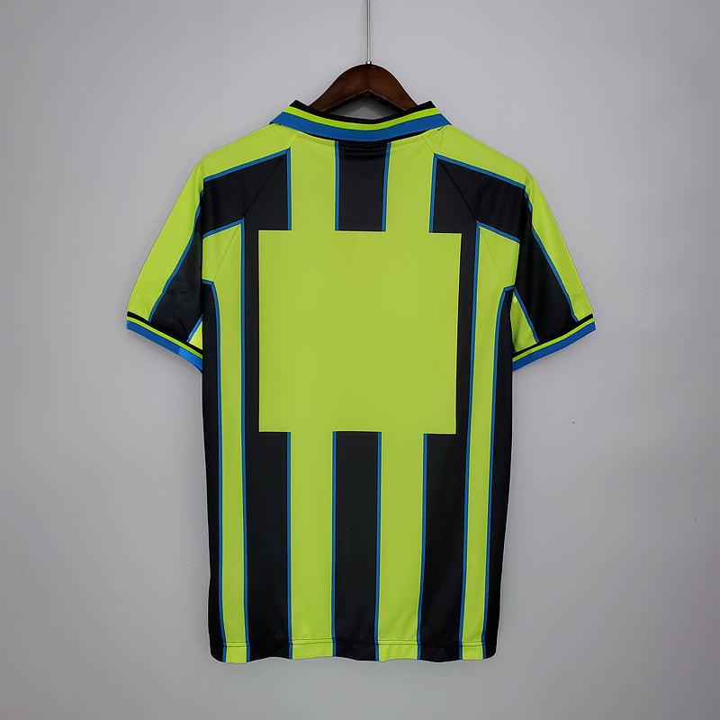 Camisa Manchester City Retrô 1998/1999 Amarela e Preta - Kappa - DA Sports Oficial