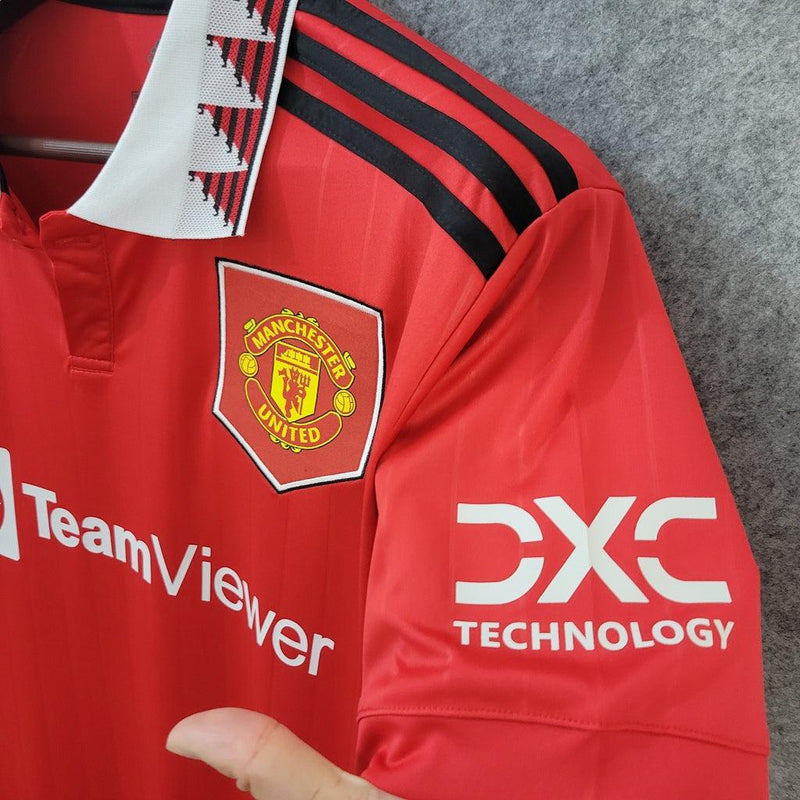 Camisa Manchester United I 22/23 Adidas - Vermelho - DA Sports Oficial