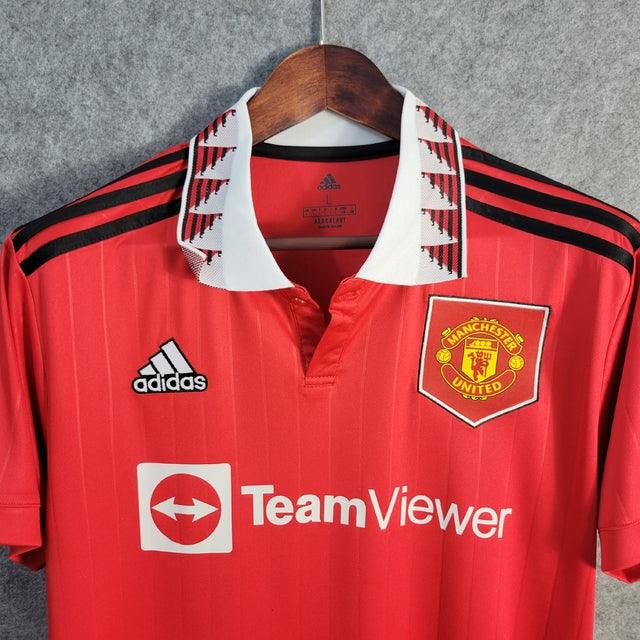 Camisa Manchester United I 22/23 Adidas - Vermelho - DA Sports Oficial