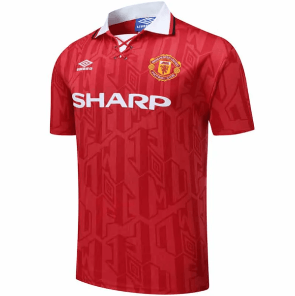 Camisa Manchester United I Retrô 1992/94 Umbro - Vermelho - DA Sports Oficial