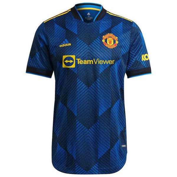 Camisa Manchester United III 21/22 Adidas - Azul - DA Sports Oficial