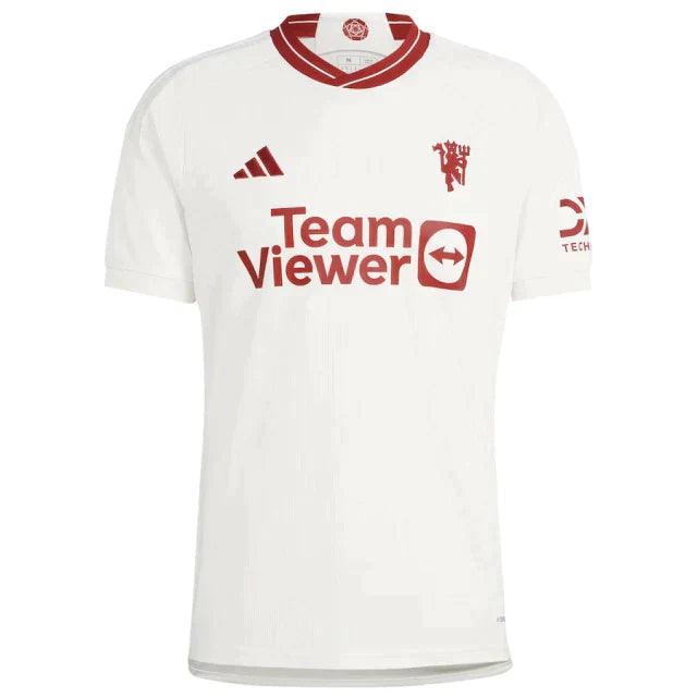 Camisa Manchester United Third 23/24 s/n° Torcedor Masculino - Branco - DA Sports Oficial