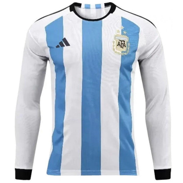 Camisa Manga Longa Argentina I 22/23 Adidas - Branco e Azul - DA Sports Oficial