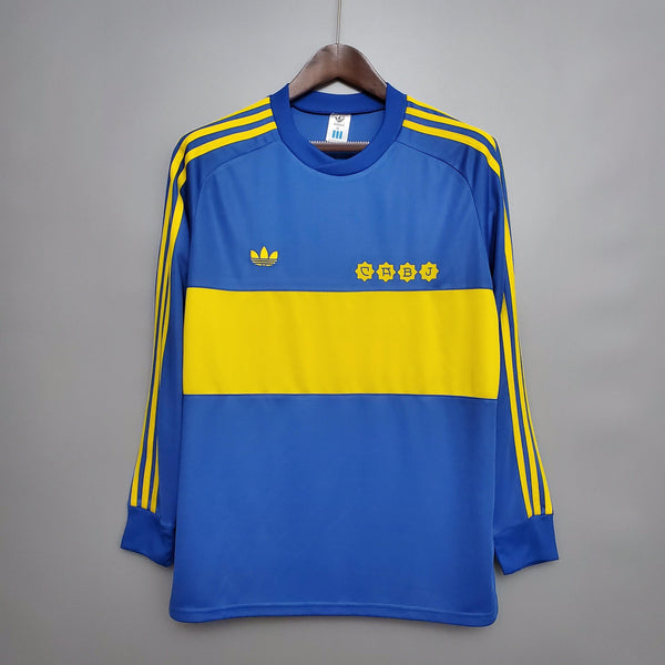 Camisa Manga Longa Boca Juniors 1981 Adidas - Azul - DA Sports Oficial