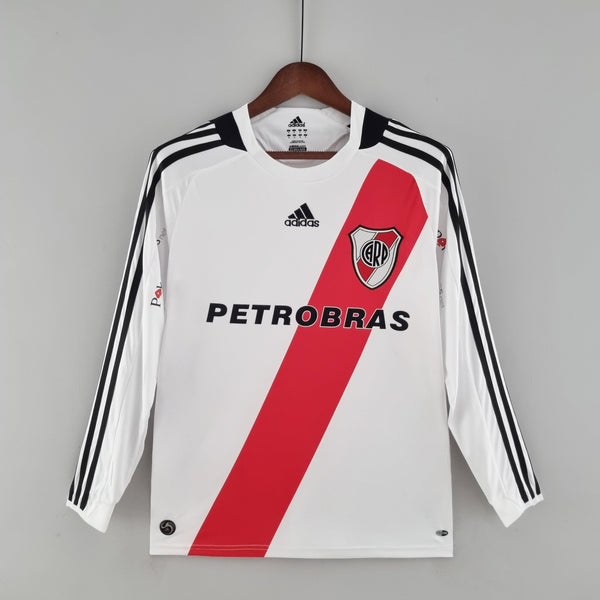 Camisa Manga Longa River Plate 09/10 Adidas - Branco - DA Sports Oficial