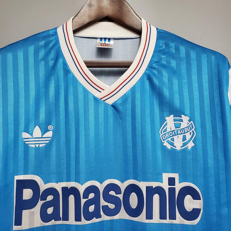 Camisa Marseille Retrô 1990 Azul - Adidas - DA Sports Oficial