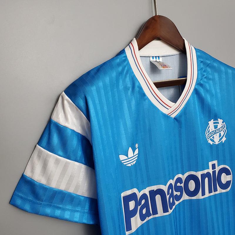 Camisa Marseille Retrô 1990 Azul - Adidas - DA Sports Oficial