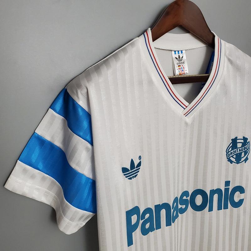 Camisa Marseille Retrô 1990 Branca - Adidas - DA Sports Oficial