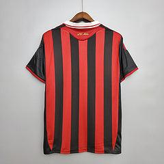 Camisa Milan Retrô 09/10 - Adidas - Vermelha e Preta - DA Sports Oficial