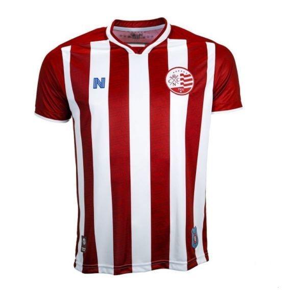 Camisa Náutico 21/22 NSeis - Vermelho e Branco - DA Sports Oficial