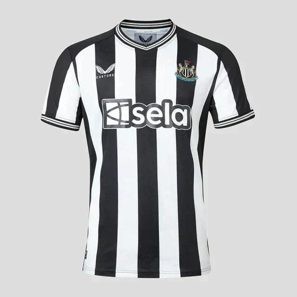 Camisa Newcastle Home 23/24 s/n° Torcedor Masculino - Preto e Branco - DA Sports Oficial