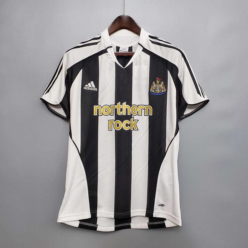 Camisa Newcastle Retrô 2005/2006 Preta e Branca - Adidas - DA Sports Oficial