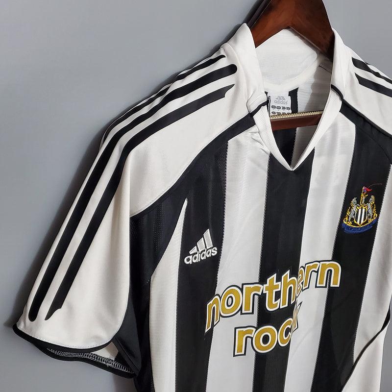 Camisa Newcastle Retrô 2005/2006 Preta e Branca - Adidas - DA Sports Oficial