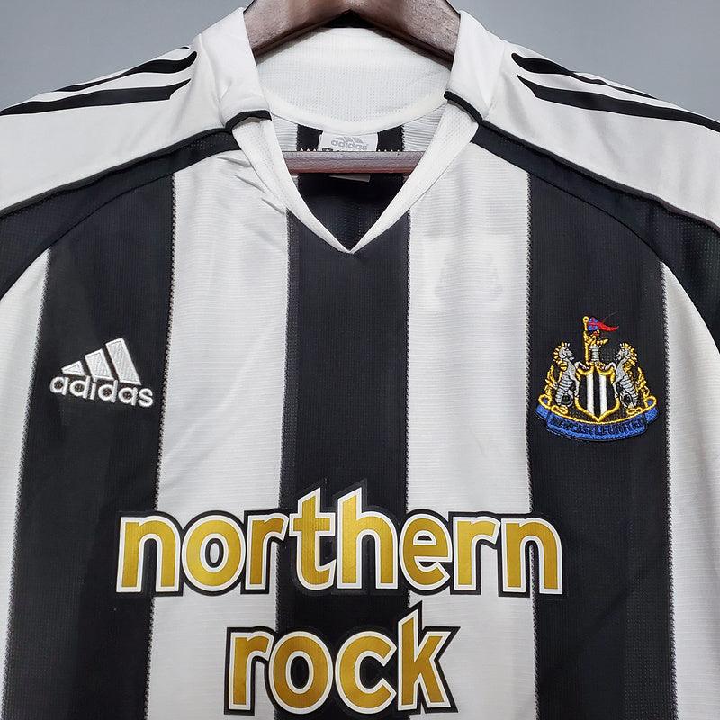 Camisa Newcastle Retrô 2005/2006 Preta e Branca - Adidas - DA Sports Oficial