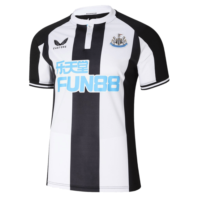 Camisa Newcastle United I 21/22 Castore - Preto e Branco - DA Sports Oficial