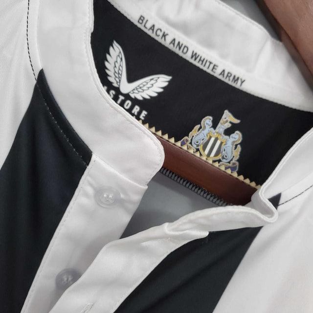 Camisa Newcastle United I 21/22 Castore - Preto e Branco - DA Sports Oficial