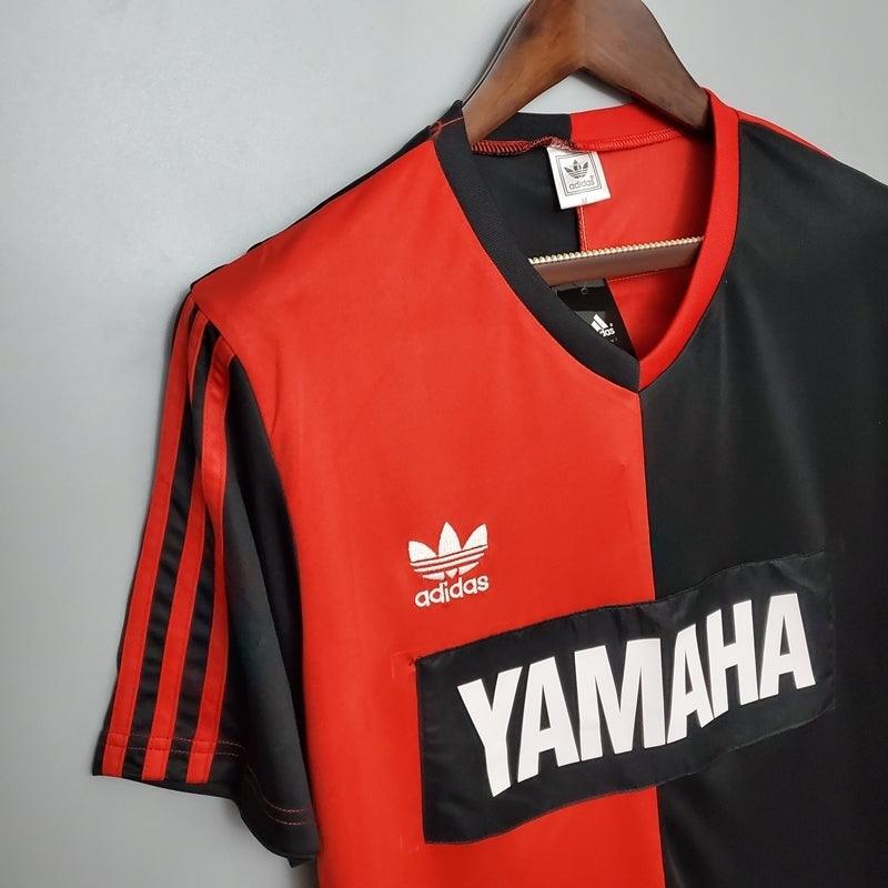 Camisa Newell's Old Boys Retrô 1993 Vermelha e Preta - Adidas - DA Sports Oficial