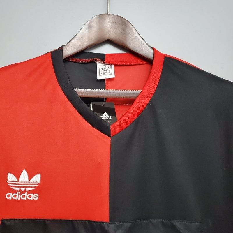 Camisa Newell's Old Boys Retrô 1993 Vermelha e Preta - Adidas - DA Sports Oficial