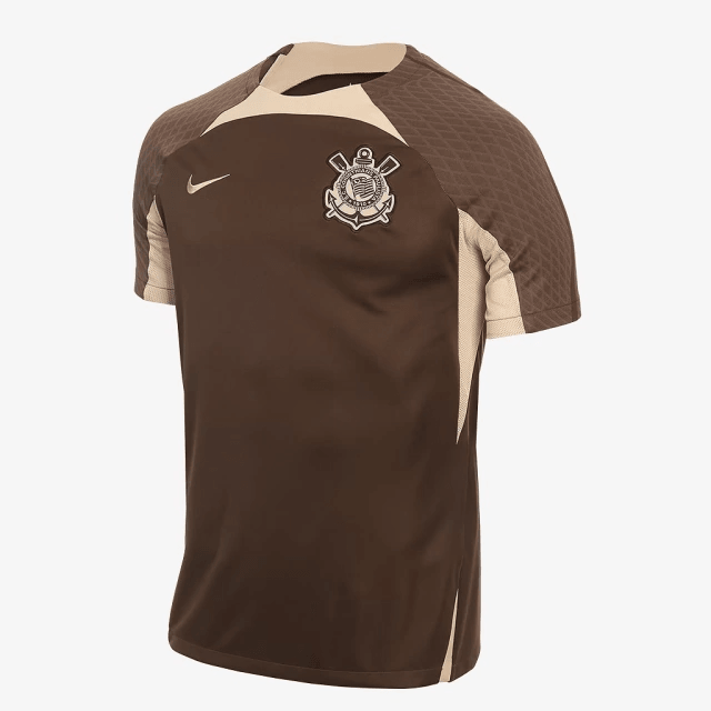 Camisa Nike Corinthians Treino 2024/25 - Marrom - DA Sports Oficial