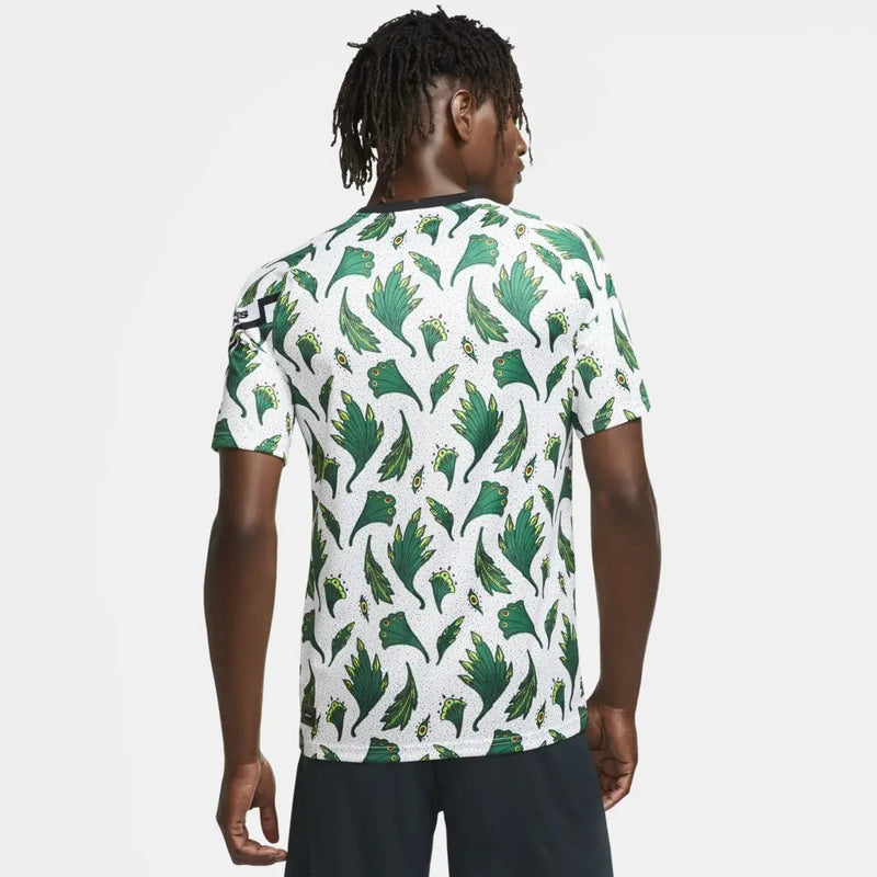 Camiseta Pré-jogo Selección Nigéria 20/21 - Blanca