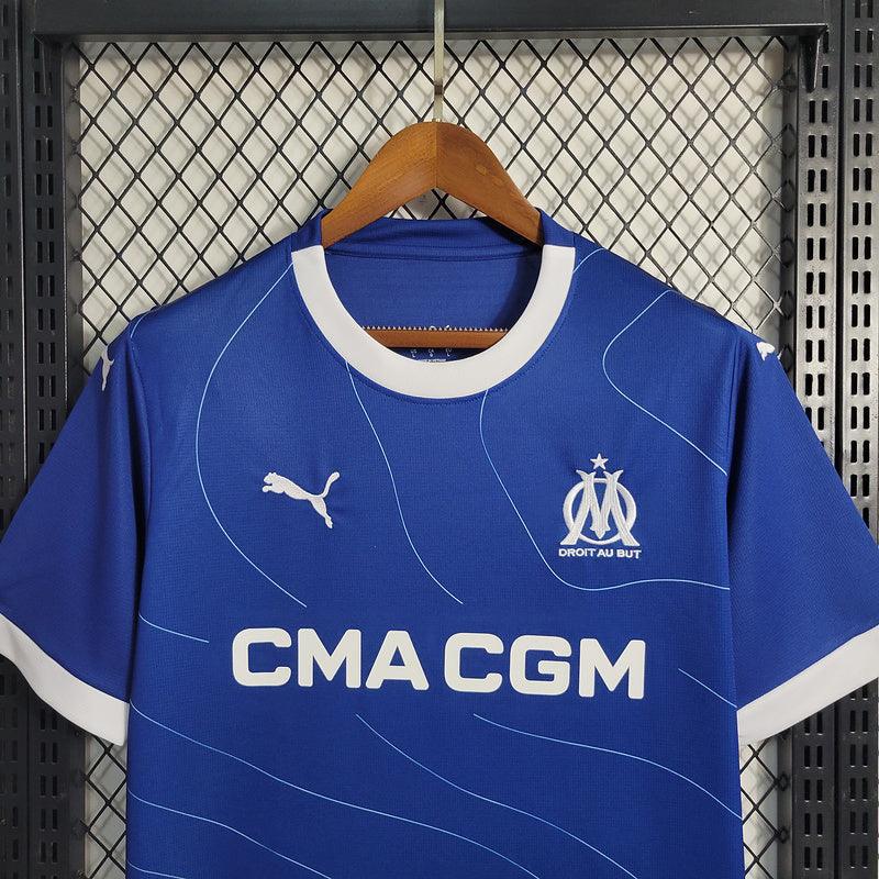 Camisa Olympique de Marseille 23/24 Puma - Azul - DA Sports Oficial