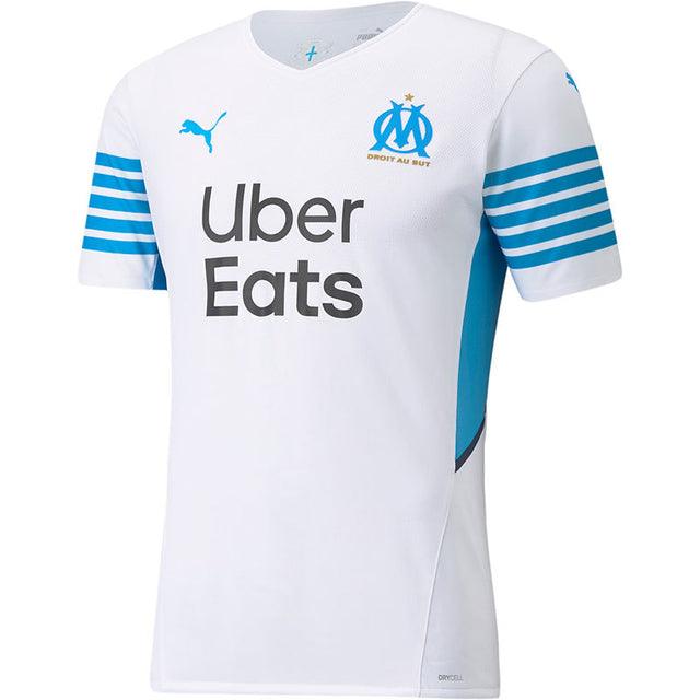 Camisa Olympique de Marseille I 21/22 Puma - Branco - DA Sports Oficial